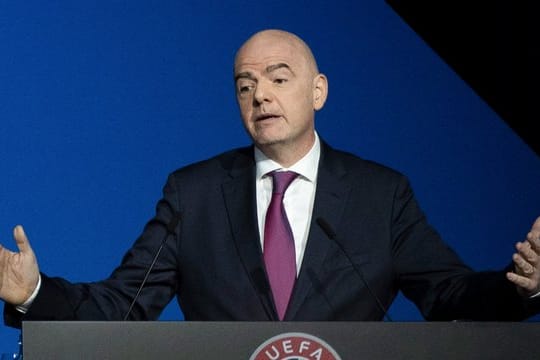 Gianni Infantino hat in einer Videobotschaft finanzielle Unterstützung angekündigt.