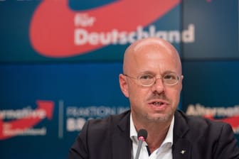 Andreas Kalbitz, Fraktionsvorsitzender der Brandenburger AfD, gilt neben Björn Höcke als wichtigster Vertreter des rechtsnationalen "Flügels".