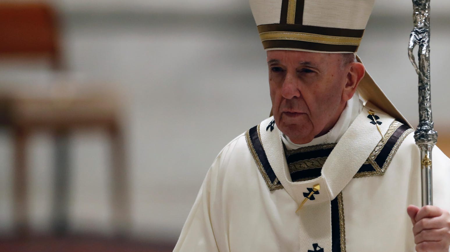 Papst Franziskus: Das Oberhaupt der katholischen Kirche musste erneut eine Messe im fast leeren Petersdom absolvieren. Er predigt Hoffnung in der Krise. Papst Franziskus: Das Oberhaupt der katholischen Kirche musste erneut eine Messe im fast leeren Petersdom absolvieren. Er predigt Hoffnung in der Krise.