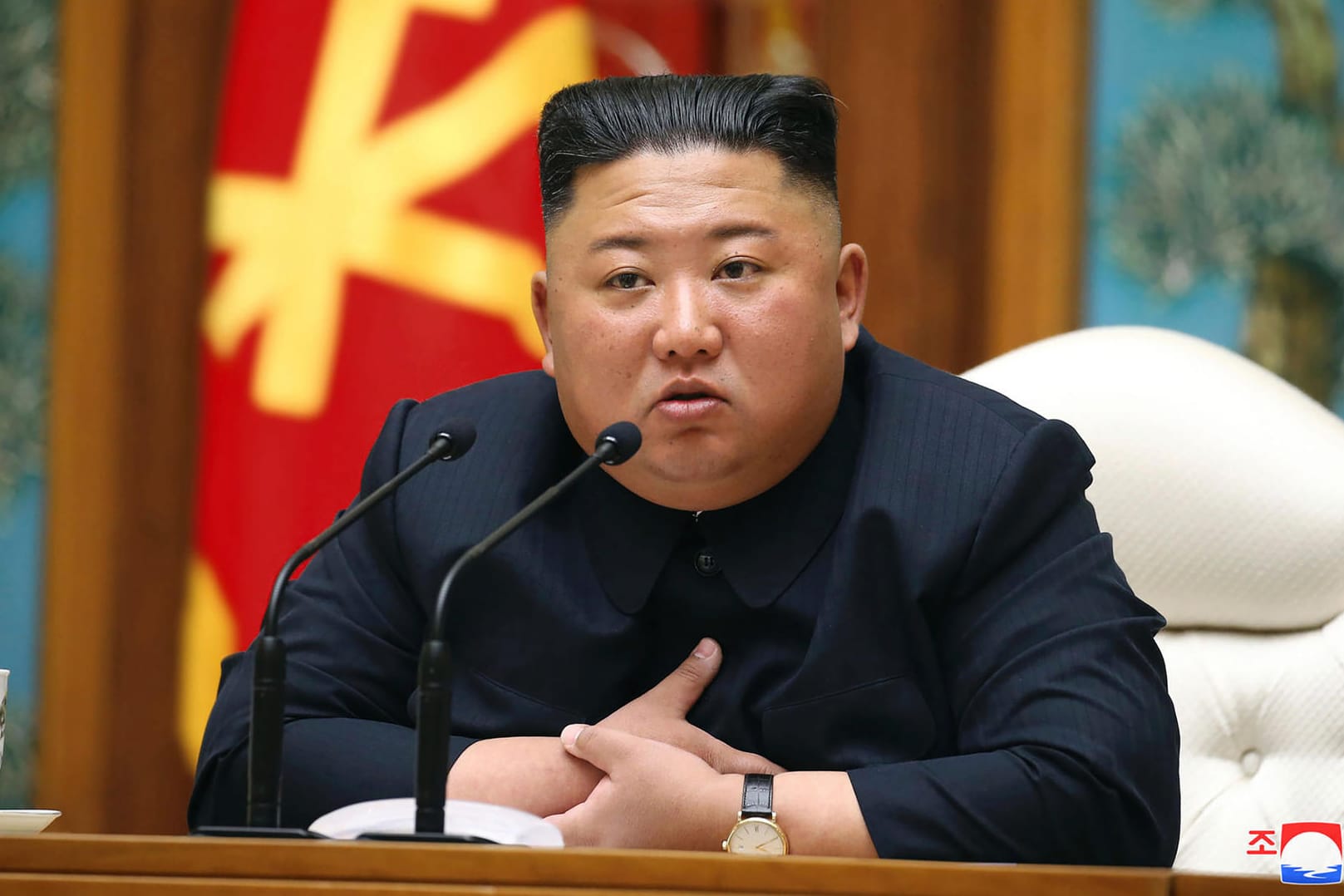 Kim Jong Un: Der nordkoreanische Machthaber behauptet, es gebe keine Coronavirus-Infektionen in seinem Land.
