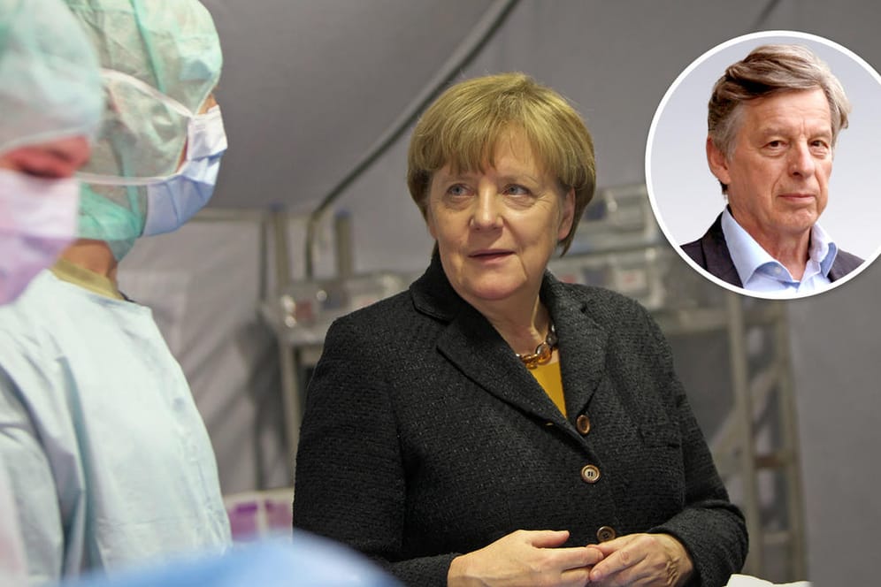 Angela Merkel muss während der Corona-Krise schwerwiegende Entscheidungen treffen. (Björn Trotzki/Montage: t-online.de).
