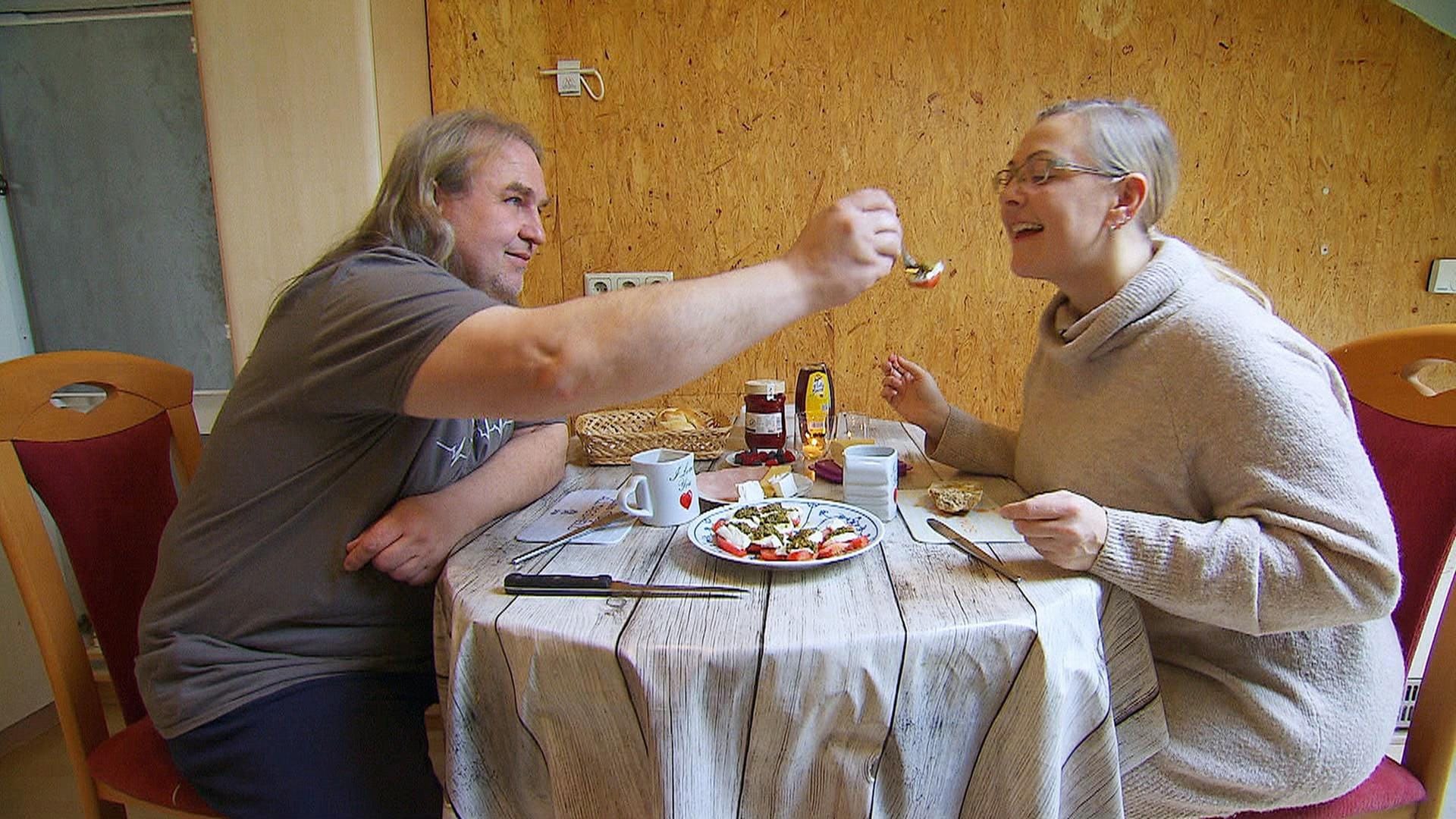 Sven und Sabine: Liebe geht wohl auch beim zweiten Blick durch den Magen.