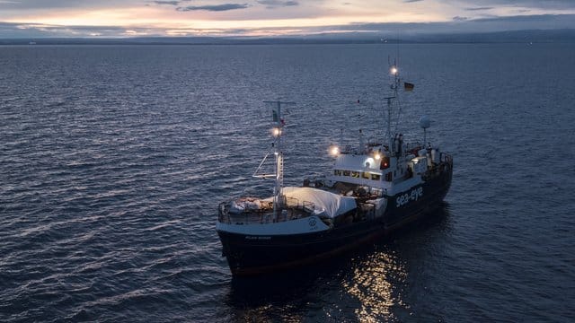 Das deutsche Rettungsschiff "Alan Kurdi".