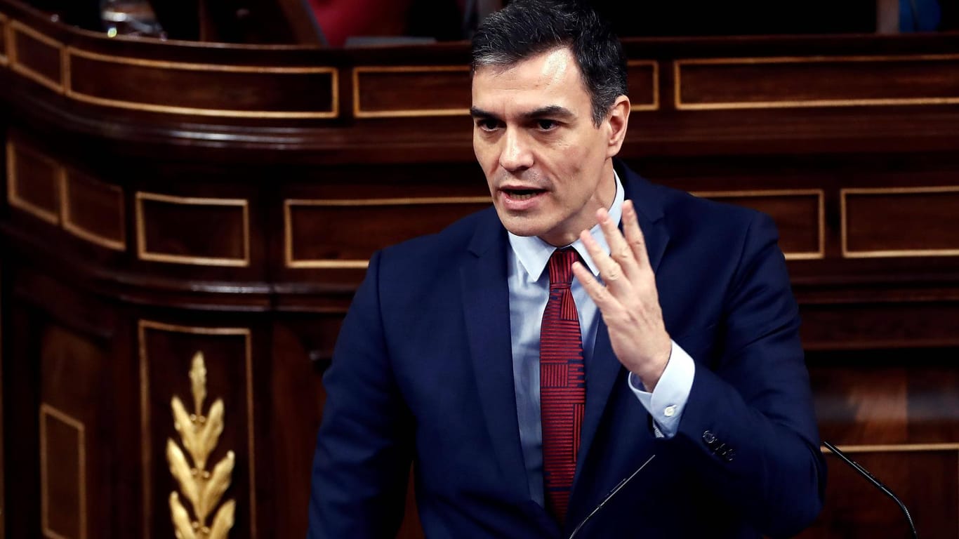 Mahnt zur Geduld: Spaniens Ministerpräsident Sanchez.