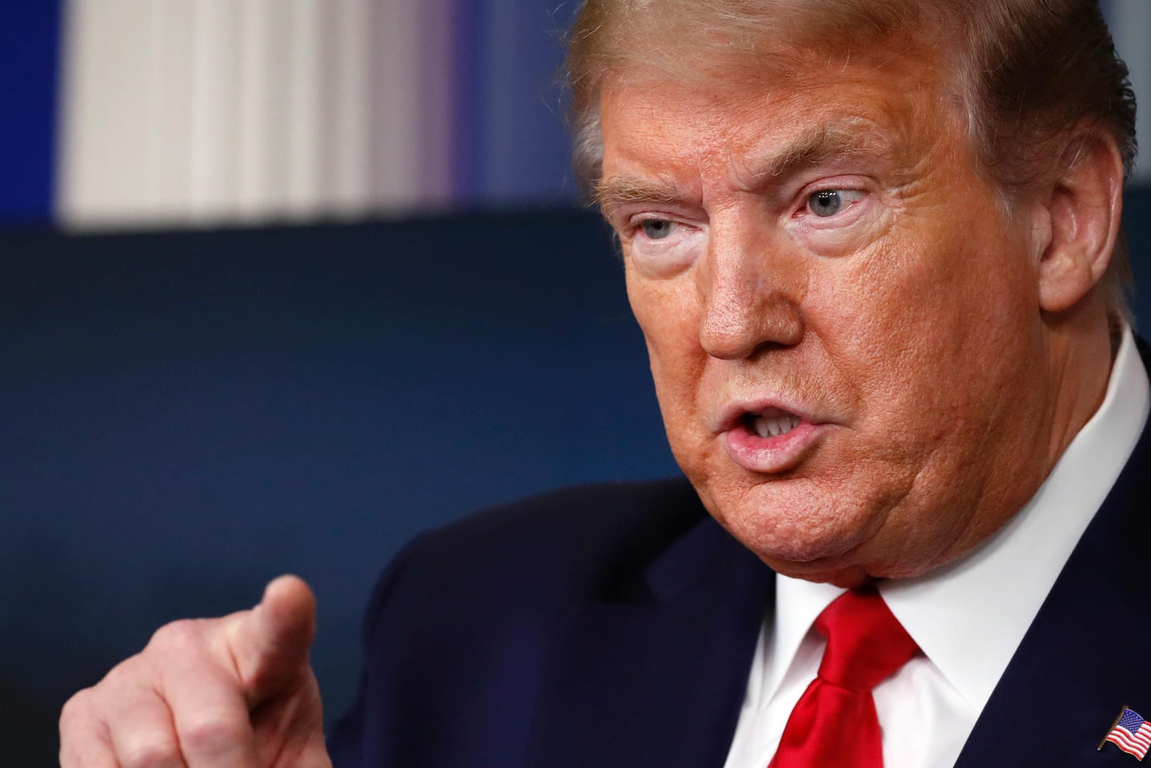 Donald Trump: Der US-Präsident bezeichnet die US-Medien immer wieder als "Fake News".