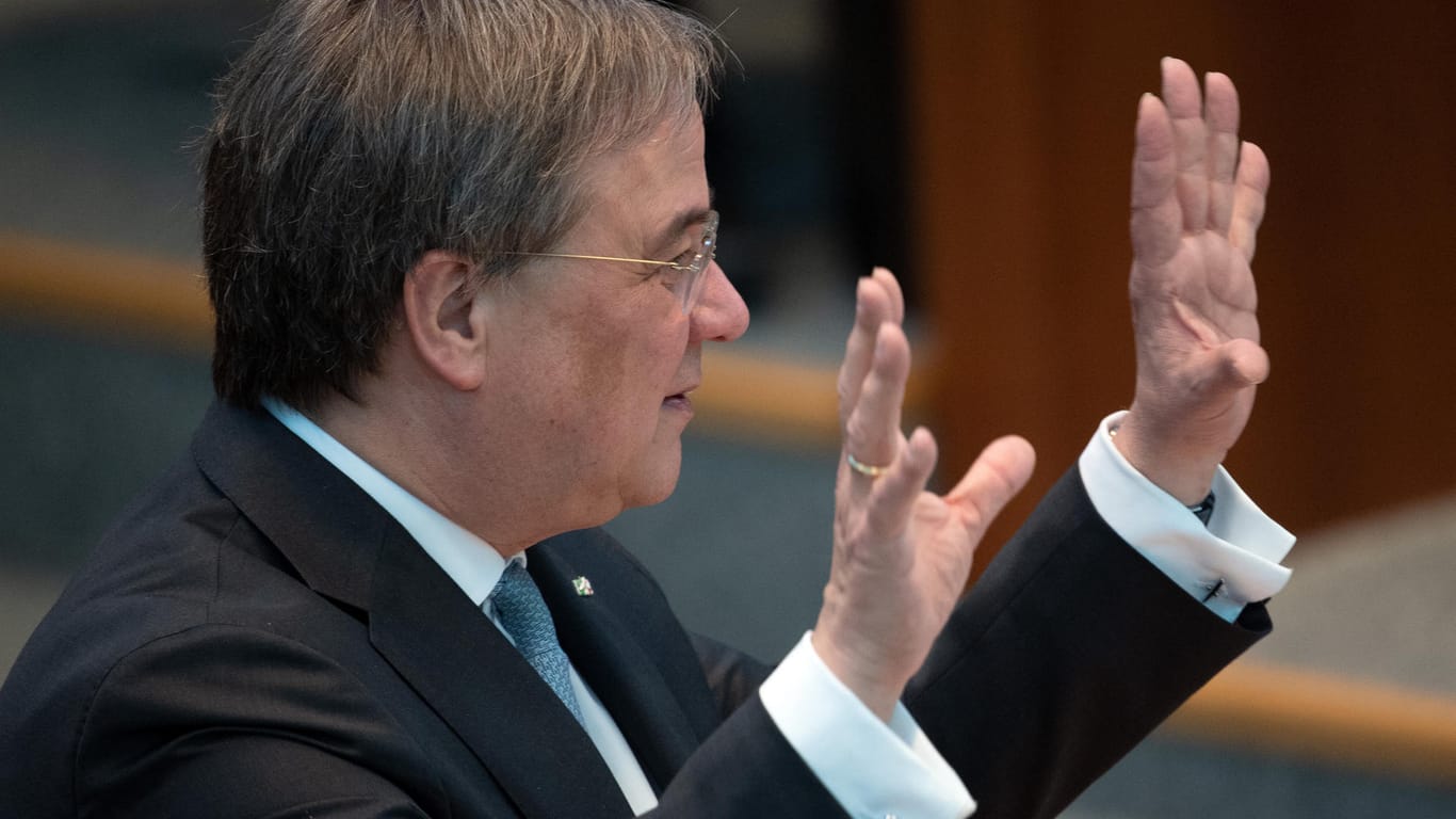 NRW-Ministerpräsident Armin Laschet profiliert sich ebenfalls als Krisenmanager.