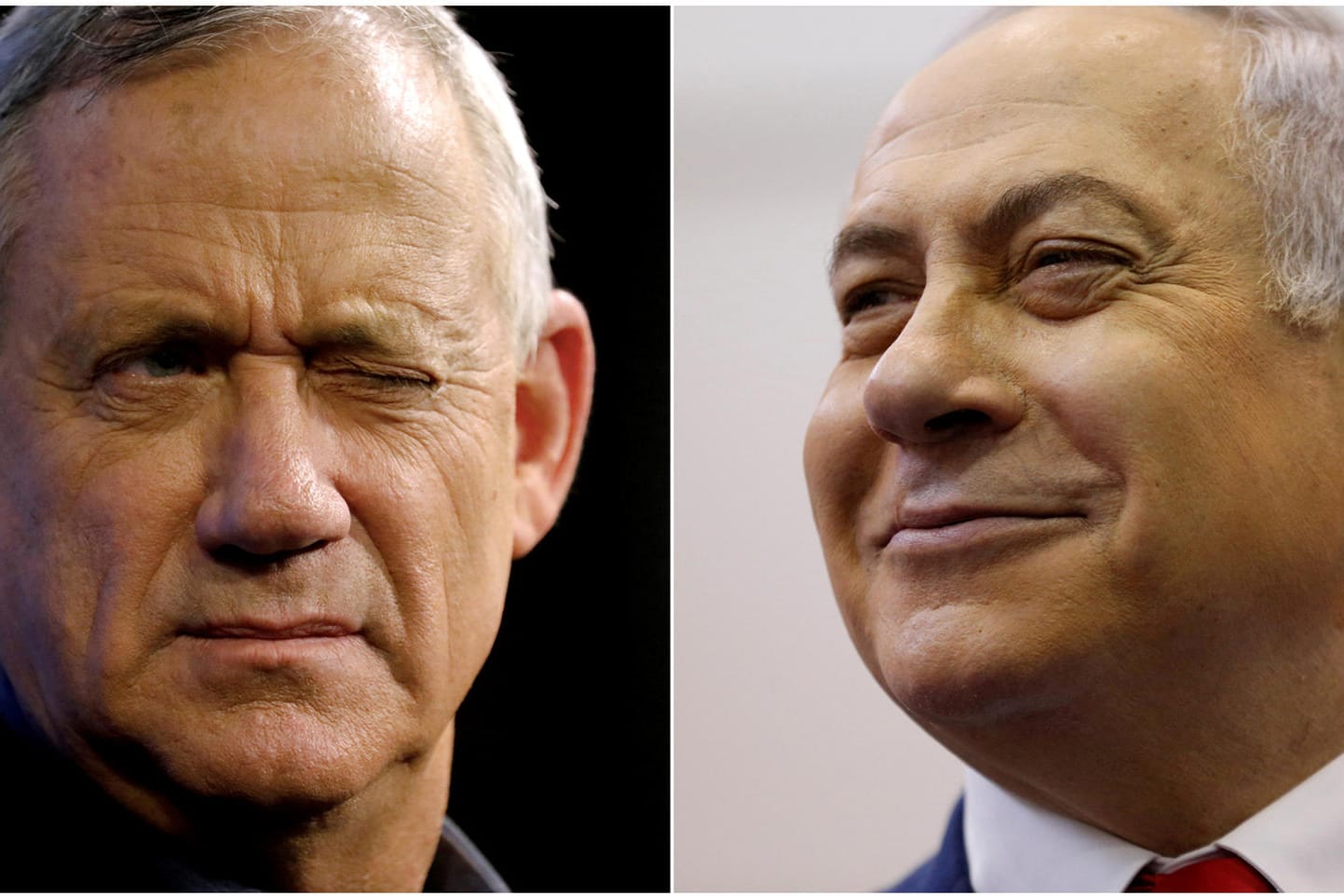 Benny Gantz (links) und Benjamin Netanjahu: Die beiden israelischen Spitzenpolitiker geraten zunehmend unter Druck, sich auf eine gemeinsame Koalition zu einigen.