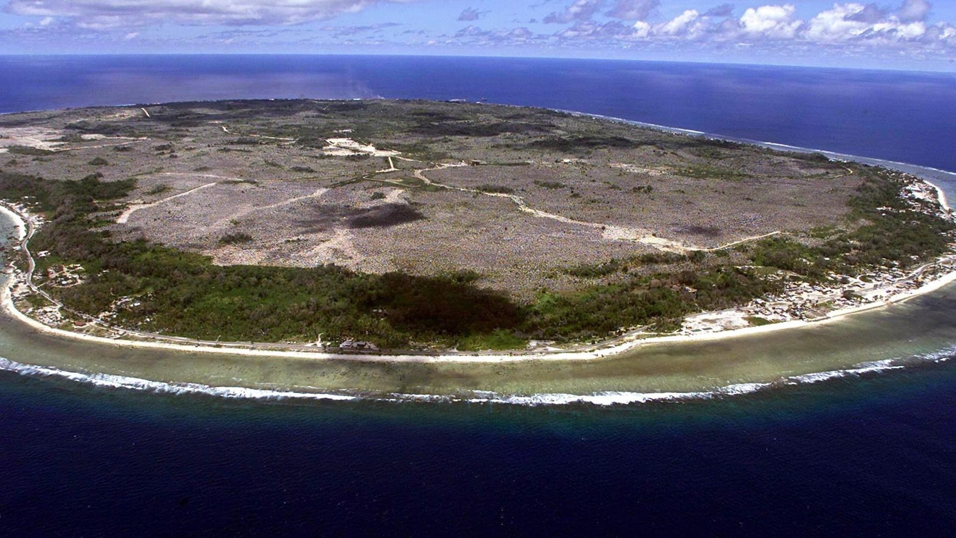 Blick auf die Südpazifik-Republik Nauru: Dort gibt es noch keinen Corona-Fall. Blick auf die Südpazifik-Republik Nauru: Dort gibt es noch keinen Corona-Fall.