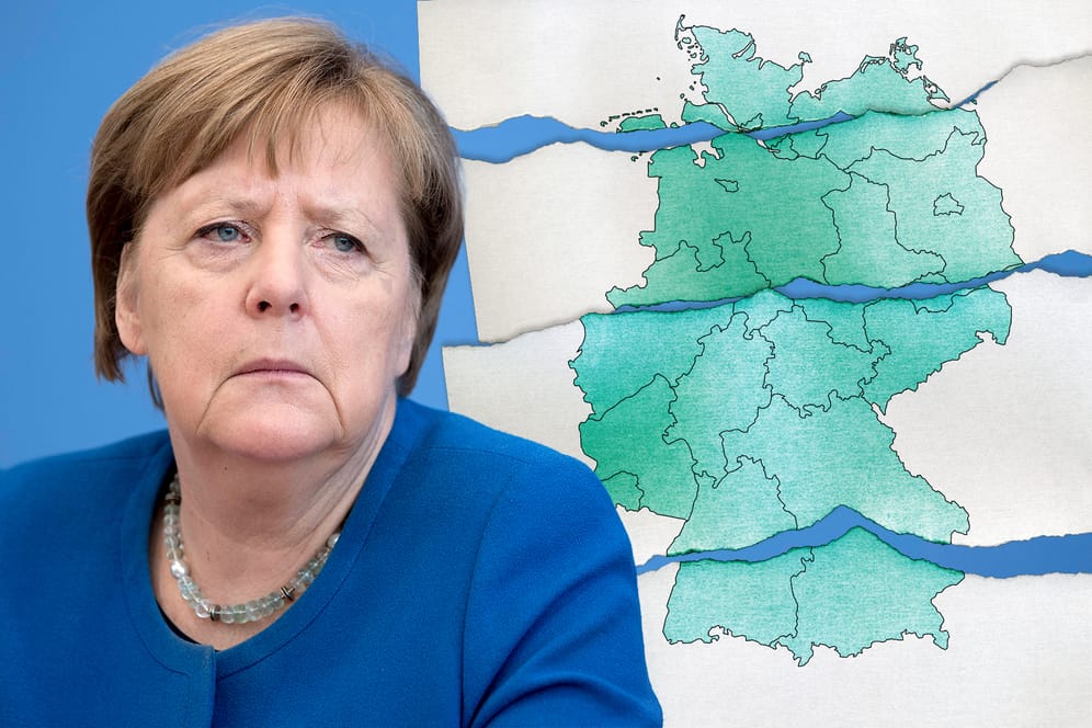 Angela Merkel und die Bundesländer: Konflikte brechen immer stärker auf.