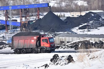 Bergbau in Russlands größtem Kohlerevier: Für das Land ist der Kohlehandel wichtig.