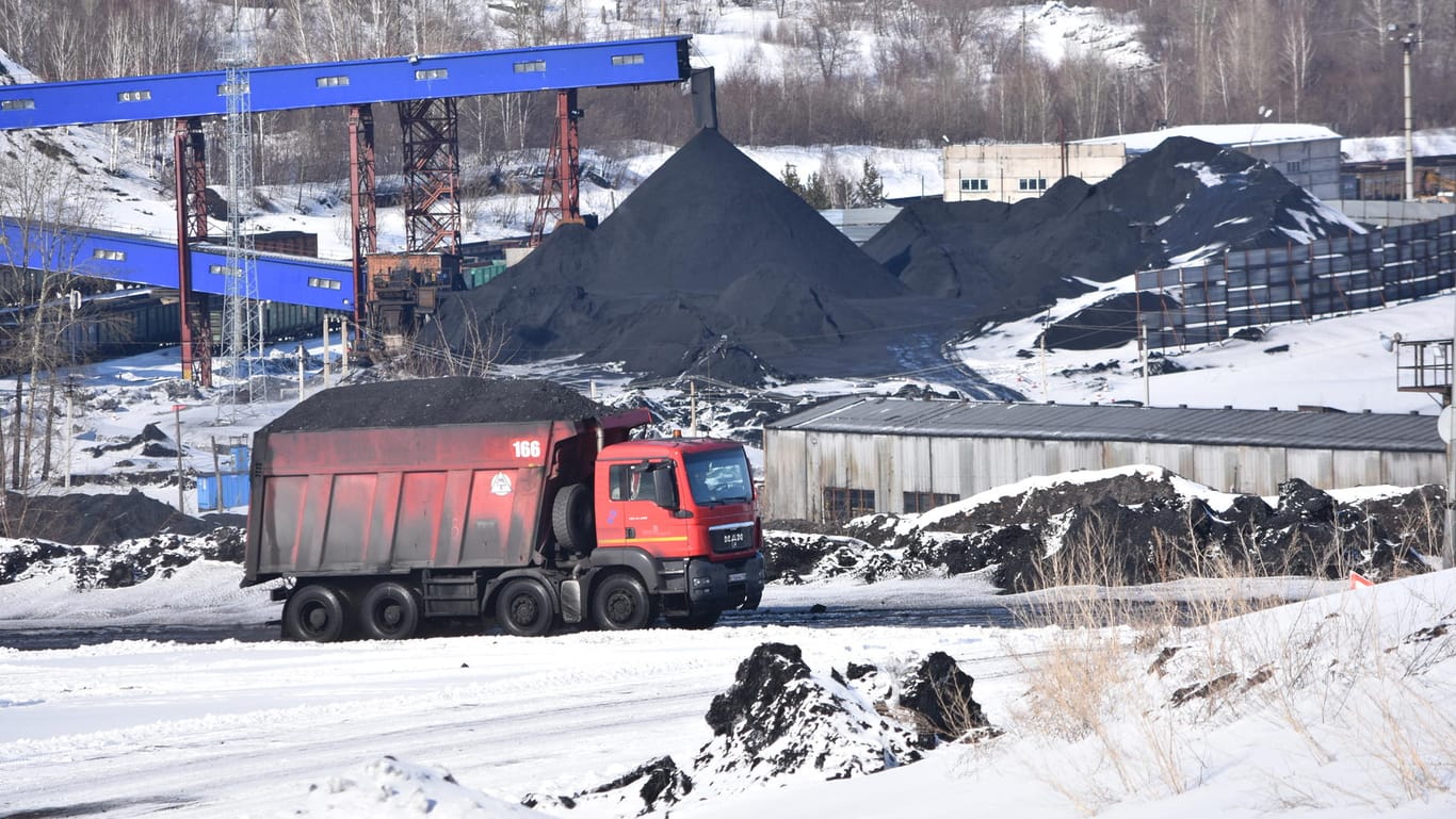 Bergbau in Russlands größtem Kohlerevier: Für das Land ist der Kohlehandel wichtig.