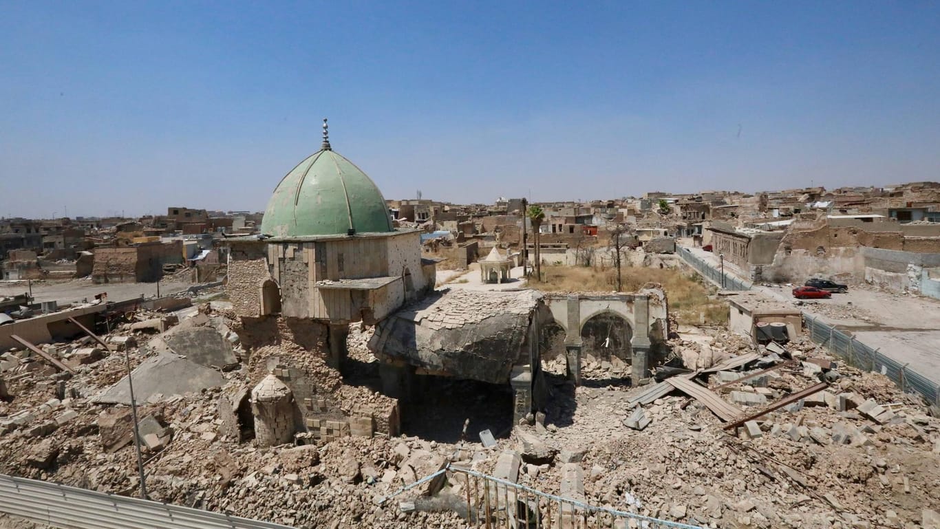 Blick über Mossul: Die Stadt im Norden des Iraks ist erheblich zerstört worden. (Archivbild)