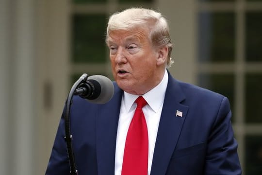 Präsident Donald Trump stoppt US-Beiträge an die WHO.