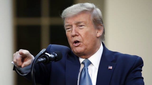 US-Präsident Donald Trump droht mit einer Parlamentspause.