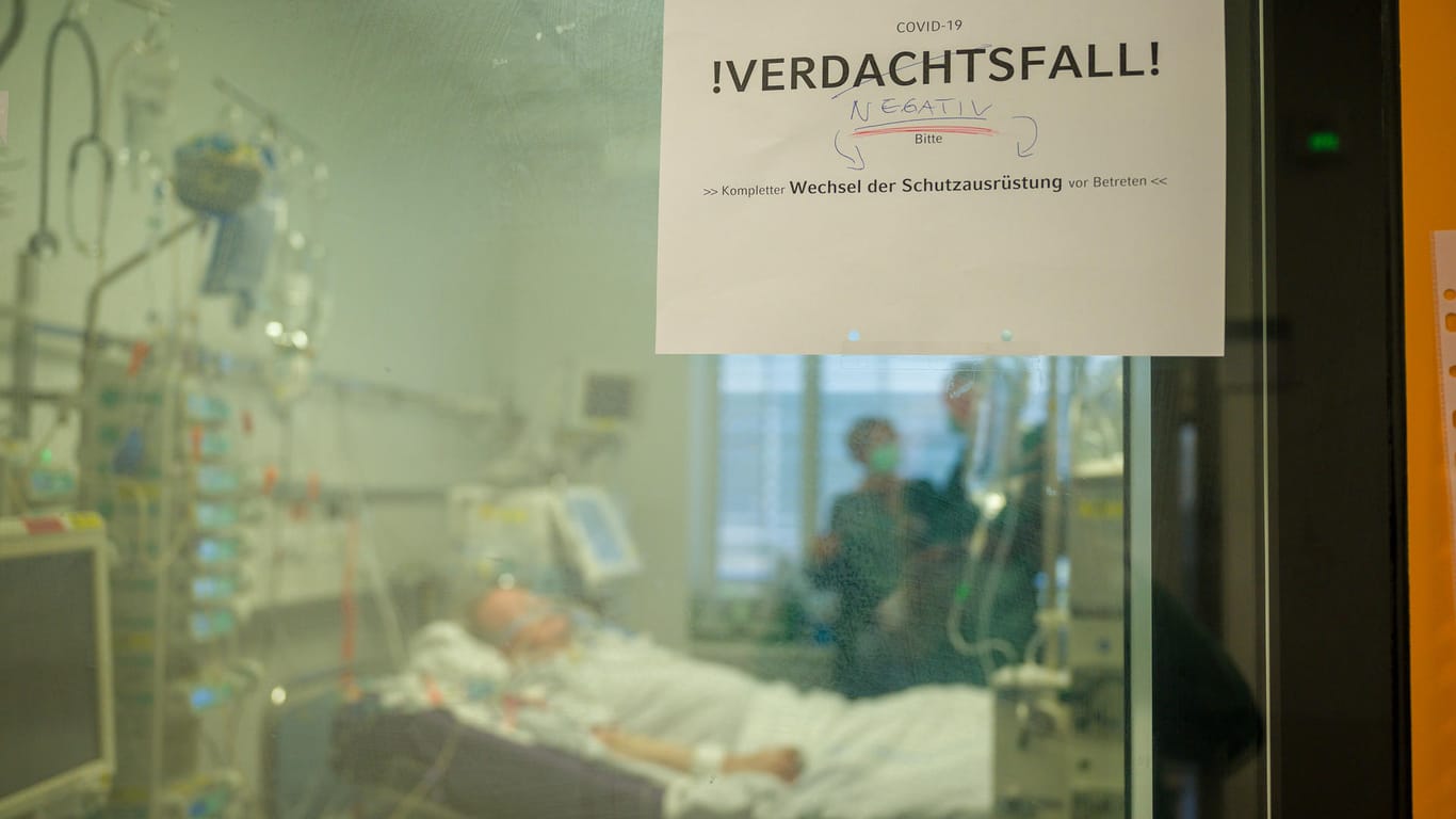 Auf der Intensivstation im Krankenhaus Großhadern. Quelle: Kneffel/dpa