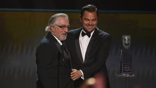 Sie engagieren sich: Leonardo DiCaprio und Robert De Niro. Sie engagieren sich: Leonardo DiCaprio und Robert De Niro.