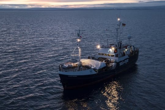 Das deutsche Rettungsschiff "Alan Kurdi".