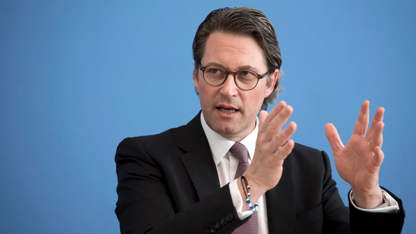 Bundesverkehrsminister Andreas Scheuer (CSU): "Ja, ich bin etwas unzufrieden über die europäische Herangehensweise."