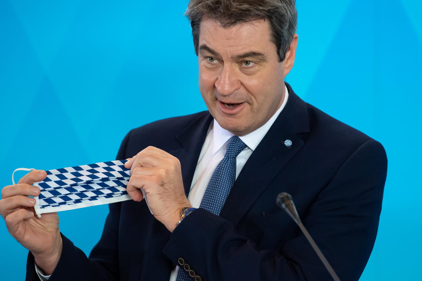 Bayerns Ministerpräsident Markus Söder: Der CSU-Politiker will die Corona-Maßnahmen vorsichtiger lockern als andere Bundesländer.