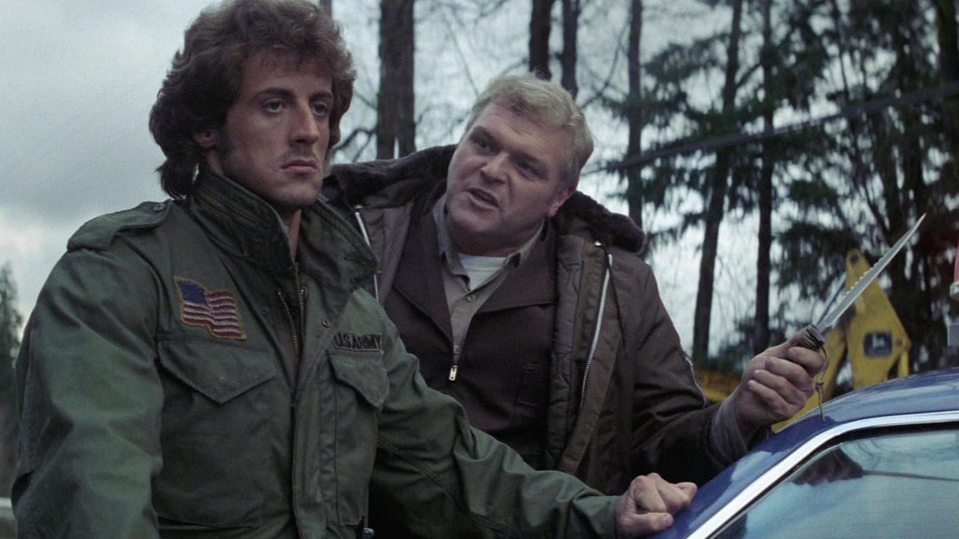 Der "Rambo"-Film von 1982: Sylvester Stallone an der Seite von Brian Dennehy