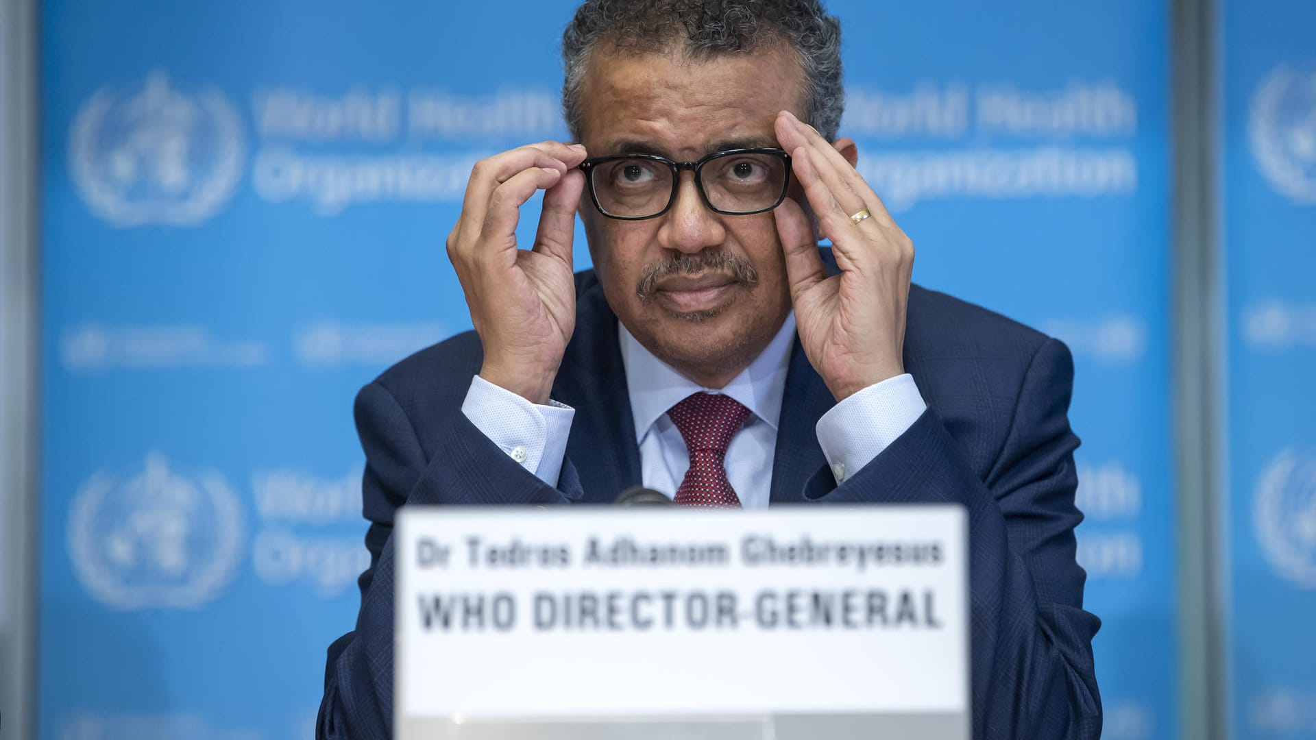 WHO-Generalsekretär Tedros Adhanom Ghebreyesus muss zwischen Washington und Peking balancieren.