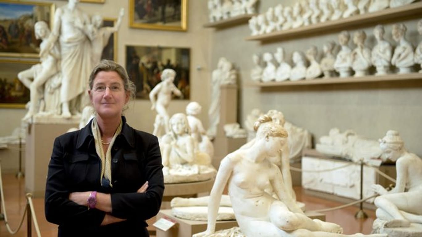 Museumschefin Cecilie Hollberg in der Galleria dell’Accademia.