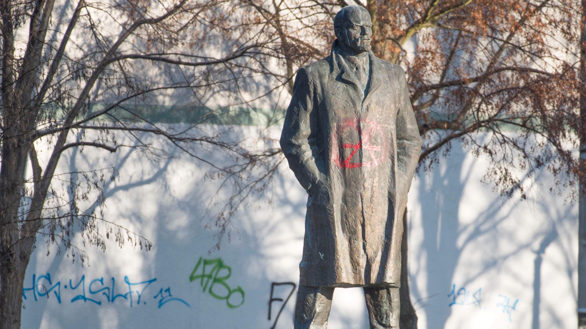 Lenin-Denkmal am Großen Dreesch in Schwerin.