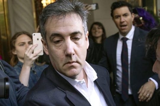 Michael Cohen, ehemaliger Anwalt von US-Präsident Trump, vor Beginn seiner Gefängniszeit im Mai 2019.