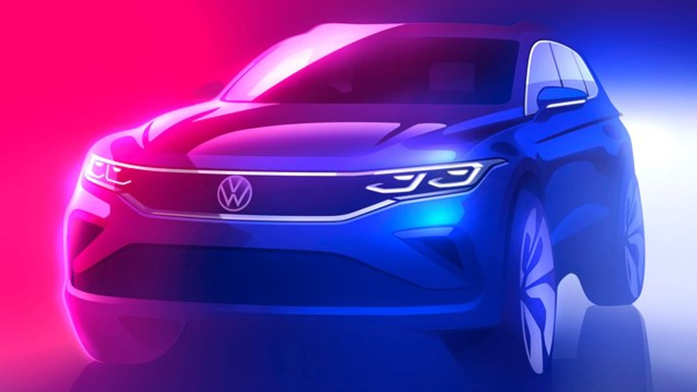 Verkaufsschlager von VW: Der kompakte Tiguan präsentiert sich ab Sommer frisch überarbeitet.