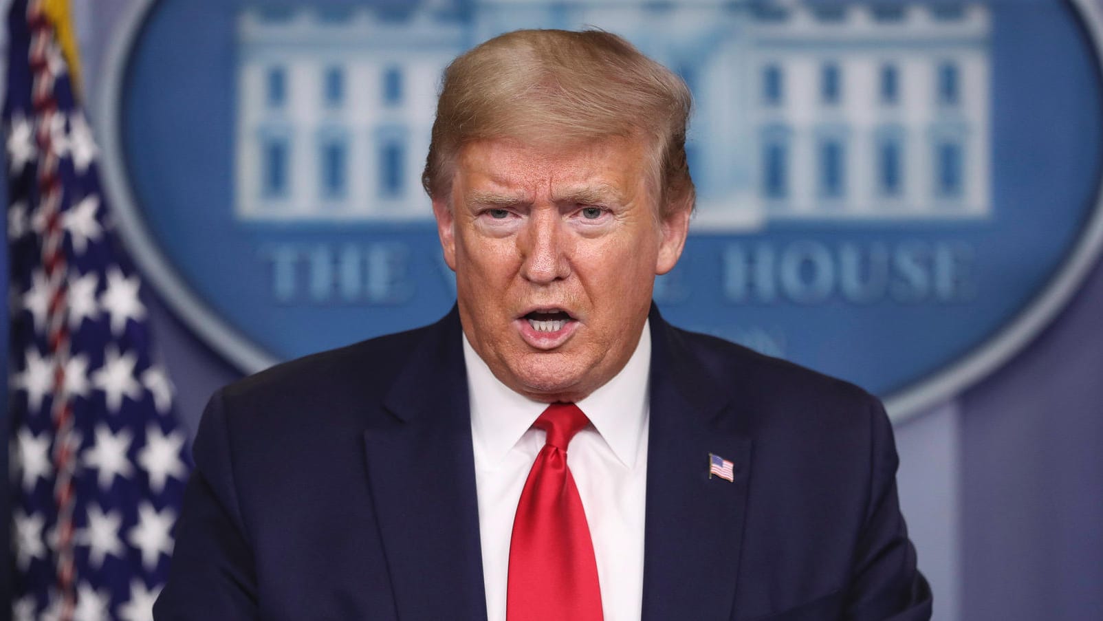 Donald Trump: Der US-Präsident spricht Gegnern der Ausgangssperre seine Unterstützung aus. Donald Trump: Der US-Präsident spricht Gegnern der Ausgangssperre seine Unterstützung aus.