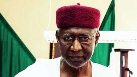 Mallam Abba Kyari: Der Stabschef des Präsidenten Muhammadu Buhari war positiv auf das Coronavirus getestet worden. (Archivbild)