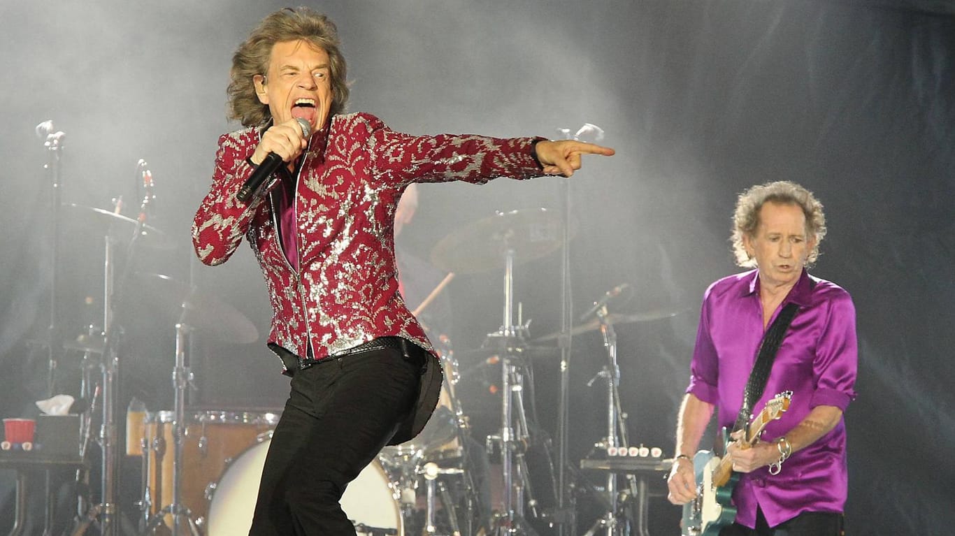 Mick Jagger und Keith Richards: Auch die Rolling Stones machen bei dem Corona-Benefizkonzert mit – und werden live zu sehen sein.