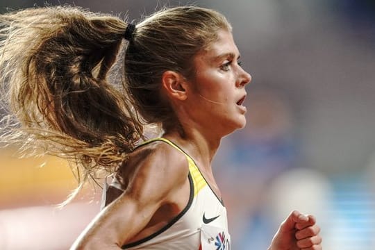 Konstanze Klosterhalfen wurde 2019 über 5000 Meter WM-Dritte.