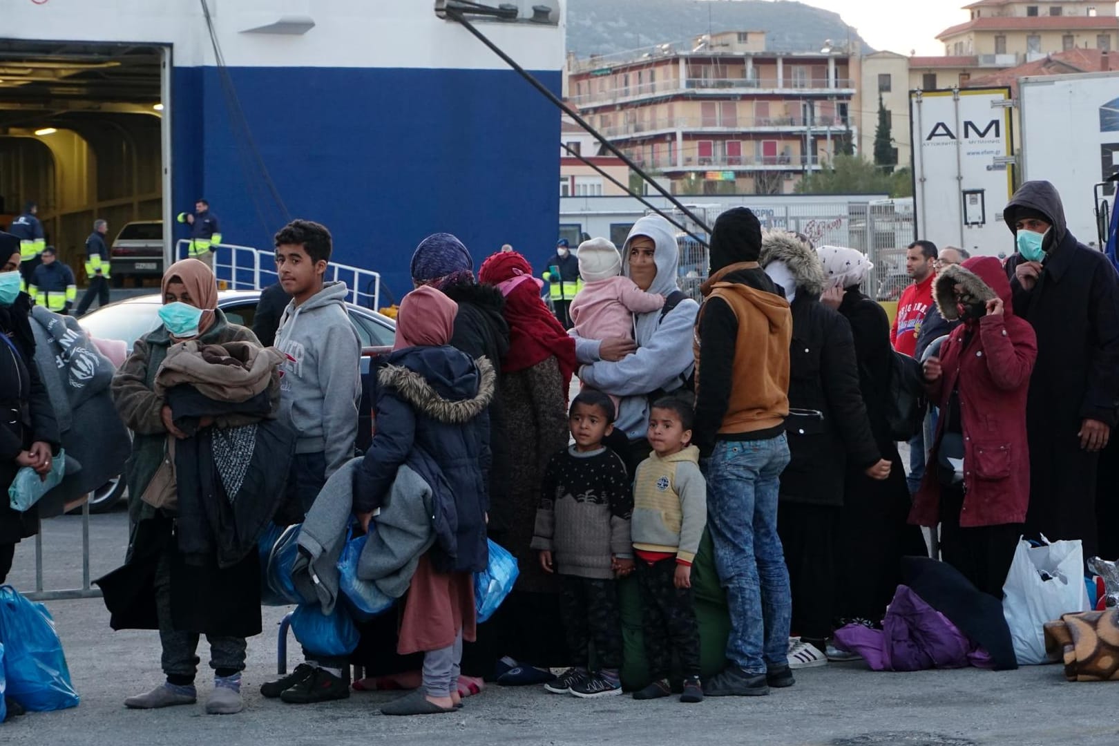 MIgranten auf der griechischen Insel: In den überfüllten Camps auf den Inseln kommt es immer wieder zu Ausschreitungen. (Symbolbild)