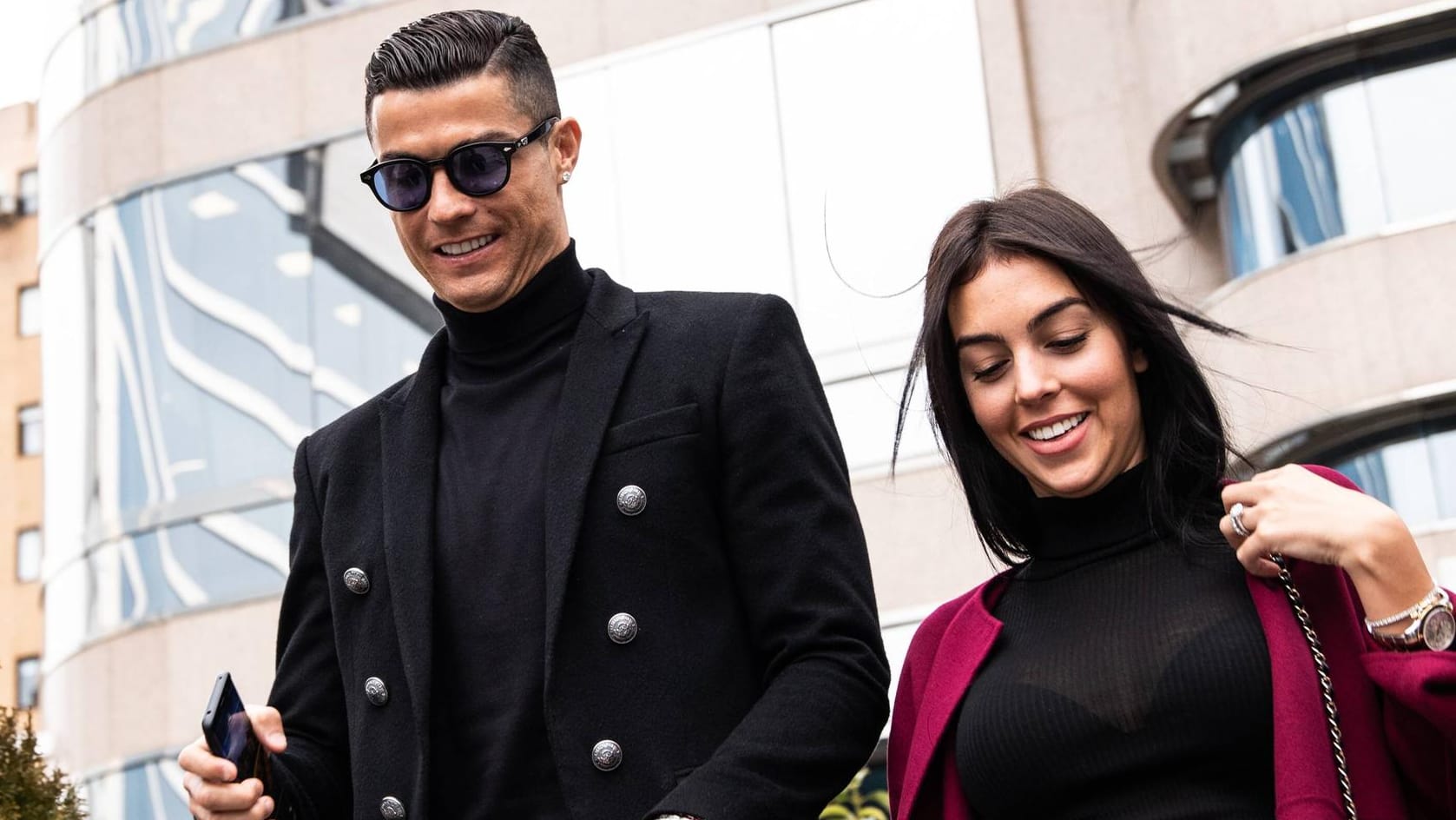 Cristiano Rolando: Der Fußballstar mit seiner Verlobten Georgina Rodriguez