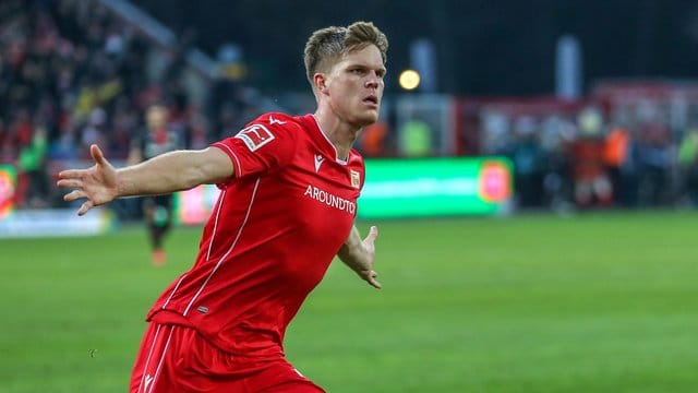 Ist mit sieben Ligatreffern zweitbester Torschütze bei Union Berlin: Leihspieler Marius Bülter. Ist mit sieben Ligatreffern zweitbester Torschütze bei Union Berlin: Leihspieler Marius Bülter.