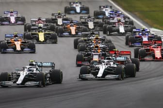 Szene aus der letzten Saison: Der Start beim Großen Preis von Großbritannien in Silverstone.