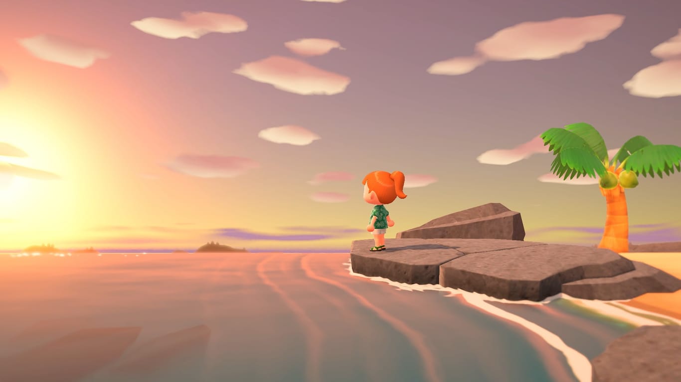 Ausblick von der Insel: In "Animal Crossing: New Horizons" für die Nintendo Switch können Nutzer ihren Alltag gestalten, wie sie wollen.