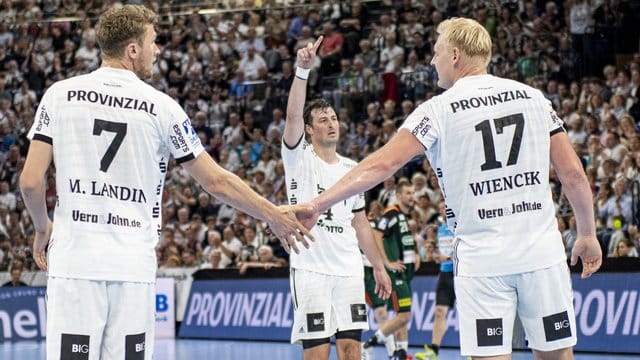 Saison-Abbruch in der Handball-Bundesliga: Der THW Kiel wurde zum deutschen Meister erklärt. Saison-Abbruch in der Handball-Bundesliga: Der THW Kiel wurde zum deutschen Meister erklärt.