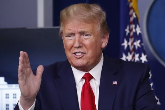 US-Präsident Donald Trump sieht die Bedingungen für Lockerungen als erfüllt an.