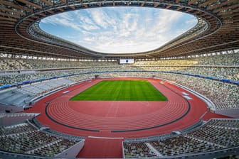 Verlegung auf 2011: Im Olympiastadion von Tokio werden in diesem Jahr keine olympischen Leichtathletikwettbewerbe ausgetragen.