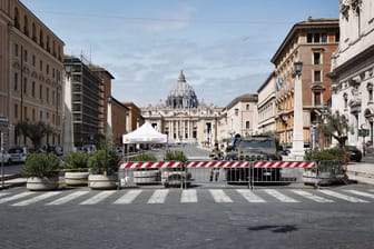 Leere Straßen in Rom: Ab 4. Mai will Italien die Corona-Einschränkungen lockern.