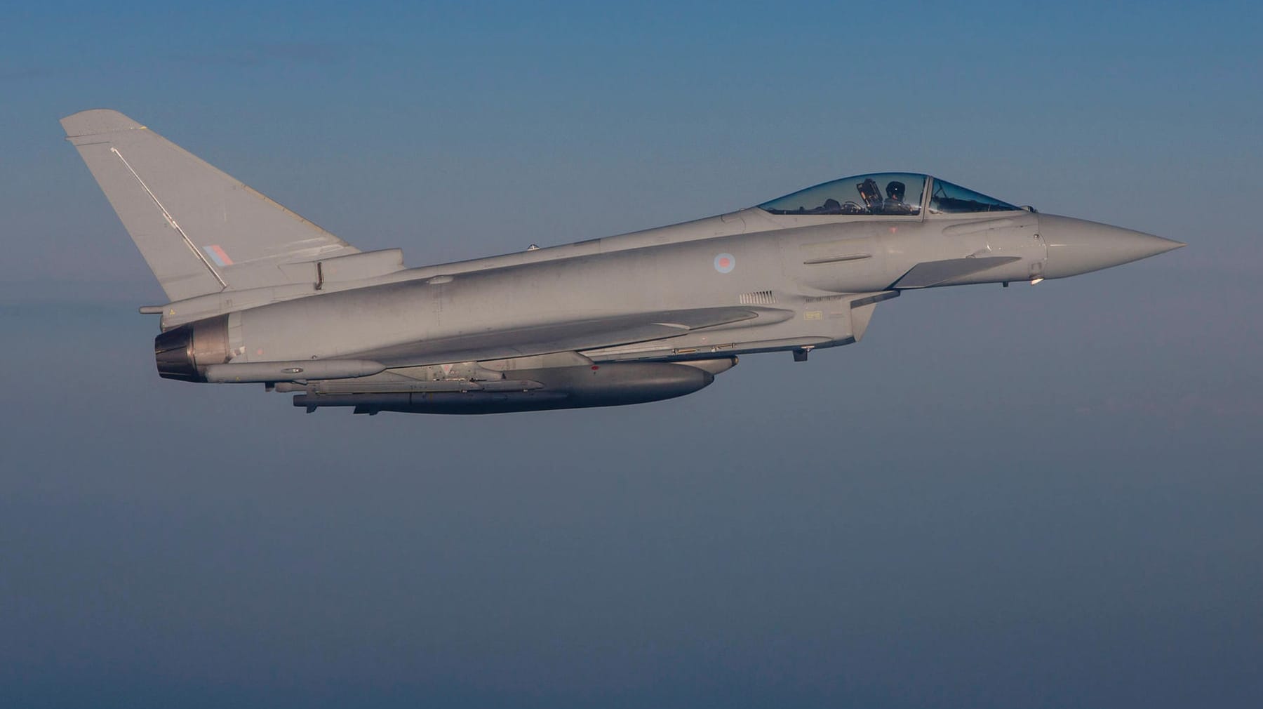 Eurofighters from Germany and Great Britain intercept Russian planes
