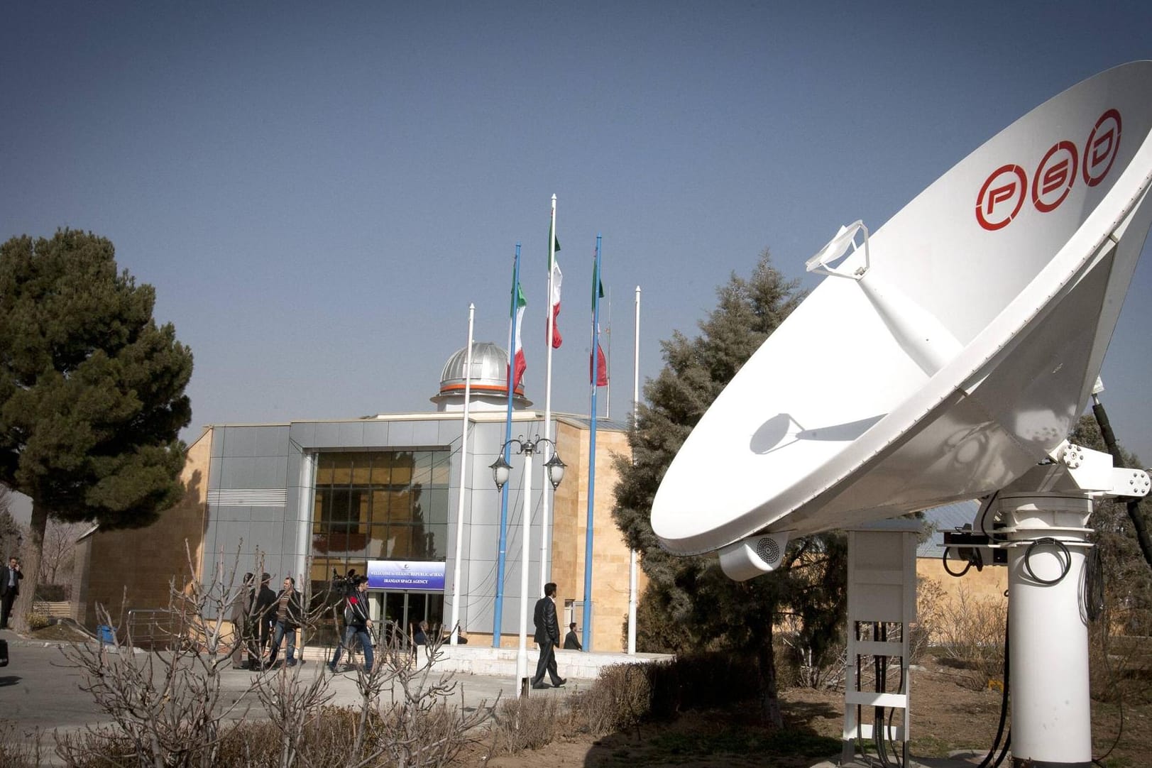 Westlich von Teheran befindet sich eine Satelliten-Zentrale: Der Iran hat eine Militärrakete in die Umlaufbahn geschickt.