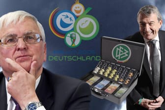 Unklare Zahlungen im Vorfeld der WM 2006: Im Prozess gegen die Ex-DFB-Chefs Theo Zwanziger (l.) und Wolfgang Niersbach wird es zu keinem Urteil kommen.