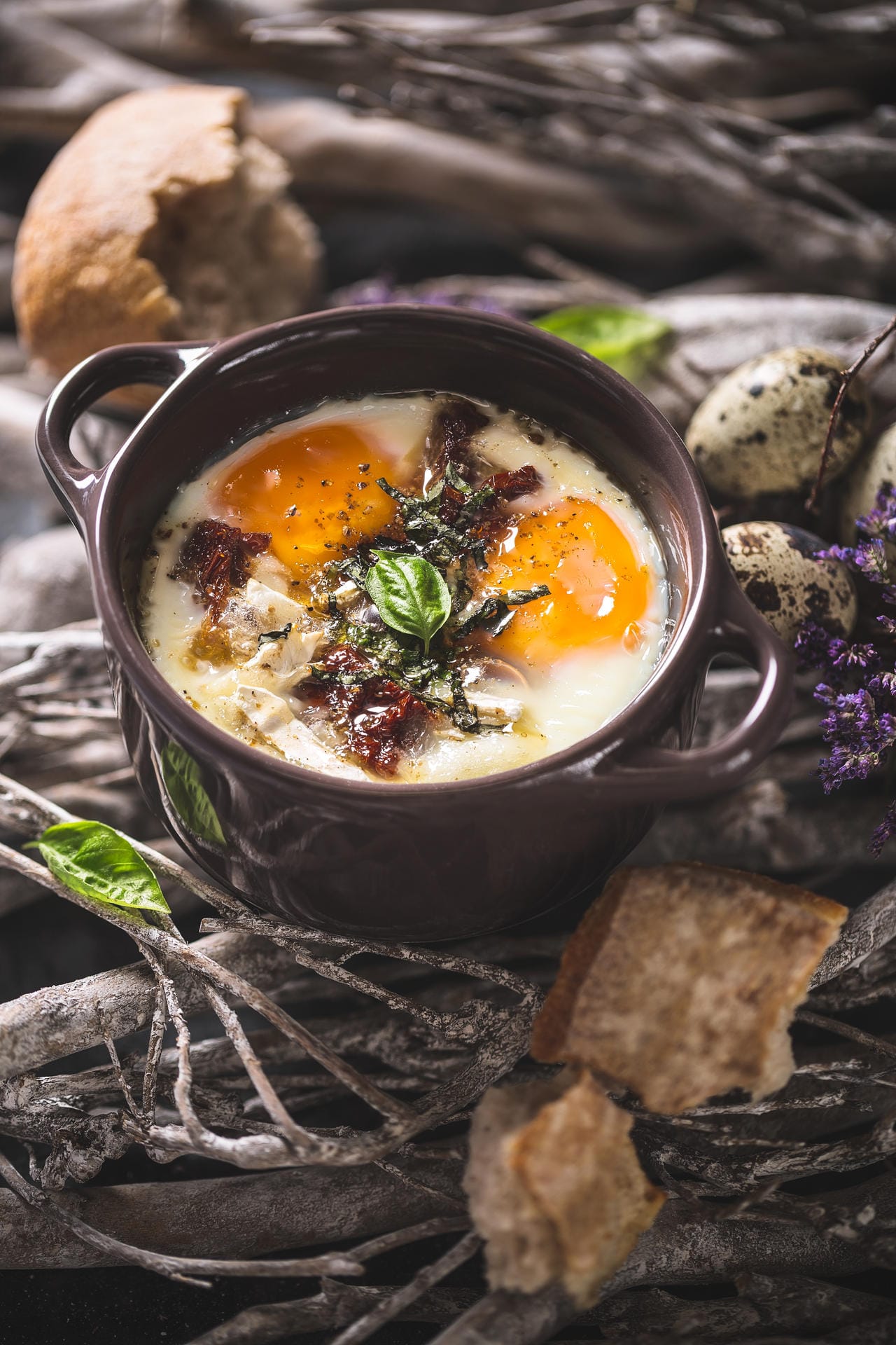 Oeufs Cocotte: Gebackene Eier sind ein raffiniertes Gericht.