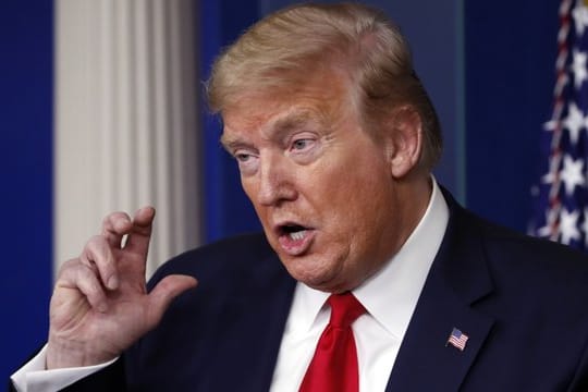 US-Präsident Donald Trump: "Wir wollen uns zuerst um unsere Bürger kümmern.