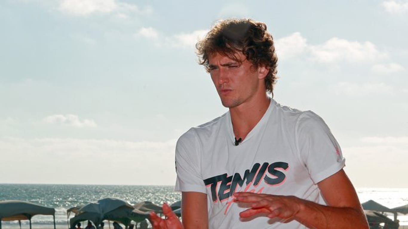 Eigentlich würde Alexander Zverev gerade in Europa Tennis spielen.