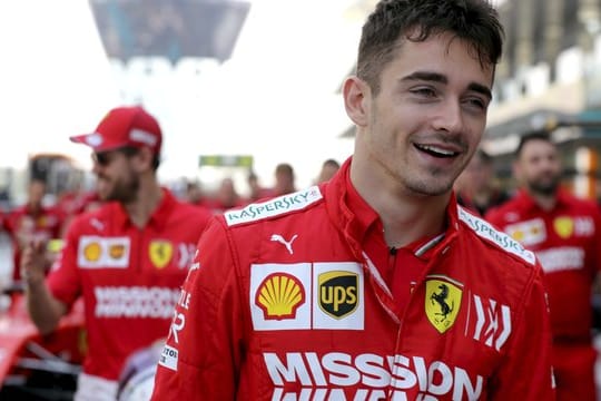 Würde sich freuen, wenn Sebastian Vettel weiterhin sein Teamkollege sein würde: Charles Leclerc.