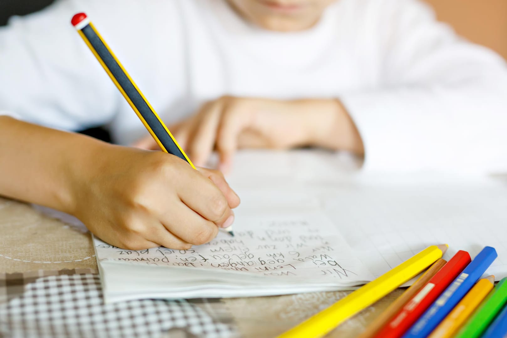 Zuhause lernen: Die Schulen versorgen die Jugendlichen der Erhebung zufolge regelmäßig mit Materialien.